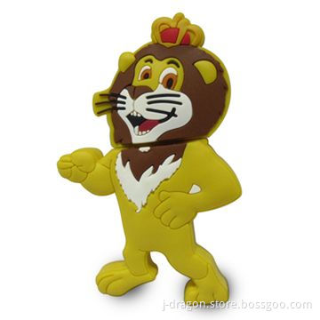 Cartoon USB Flash Drive with 512MB to 32GB Storage, Suitable for Promotional Gifts